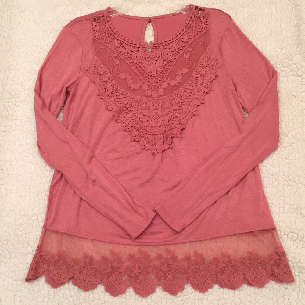 Time and Tru Long Sleeve Pink